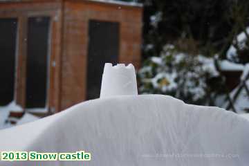  snow 2013 Snow castle