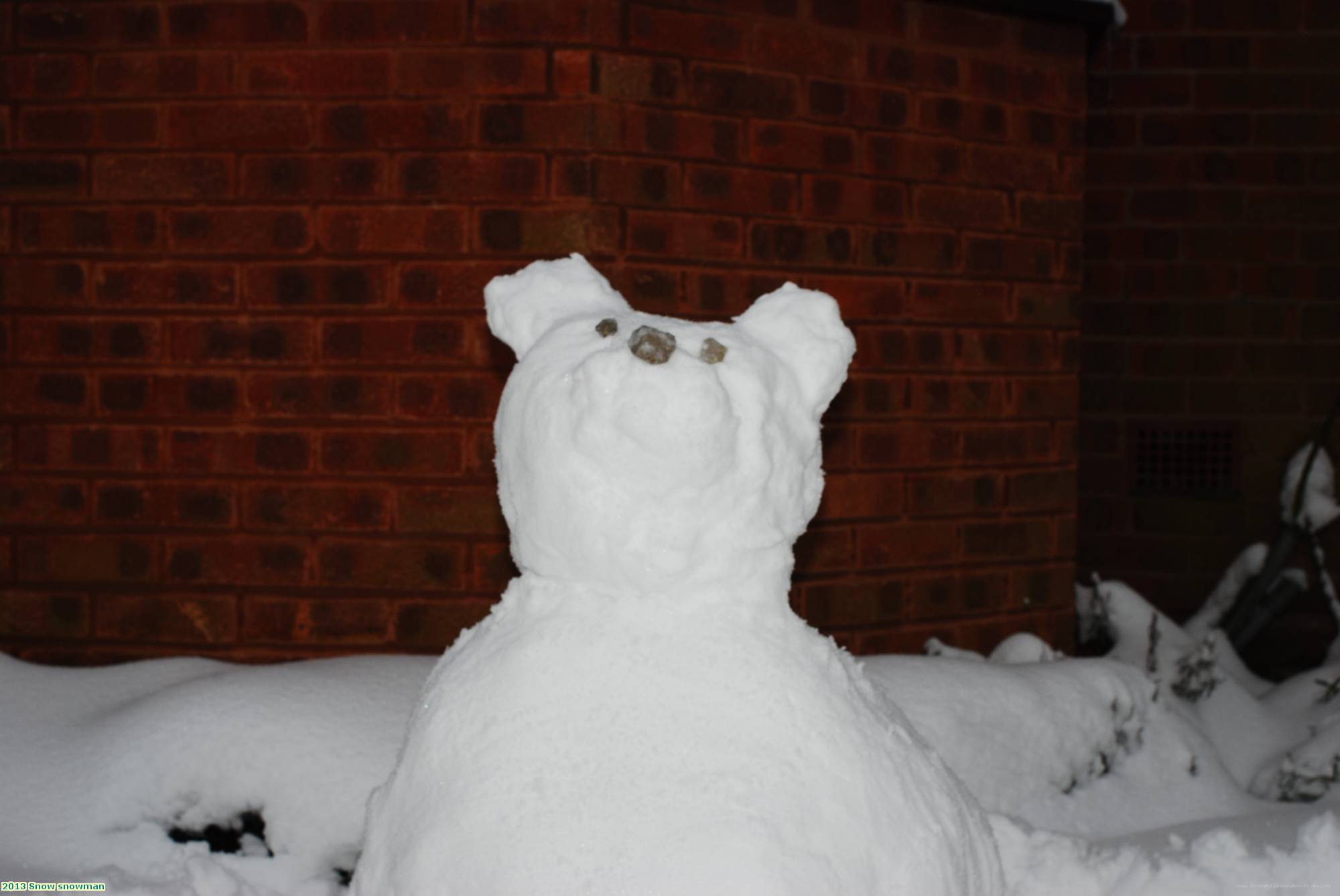 2013 Snow snowman