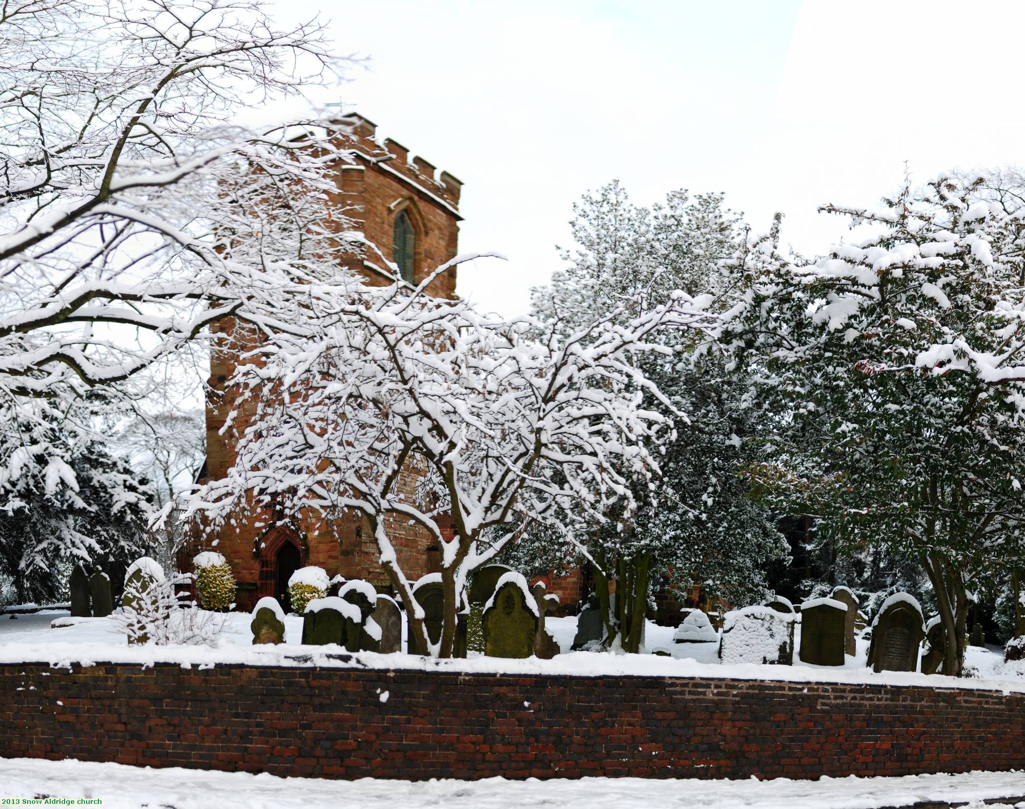 2013 Snow Aldridge church