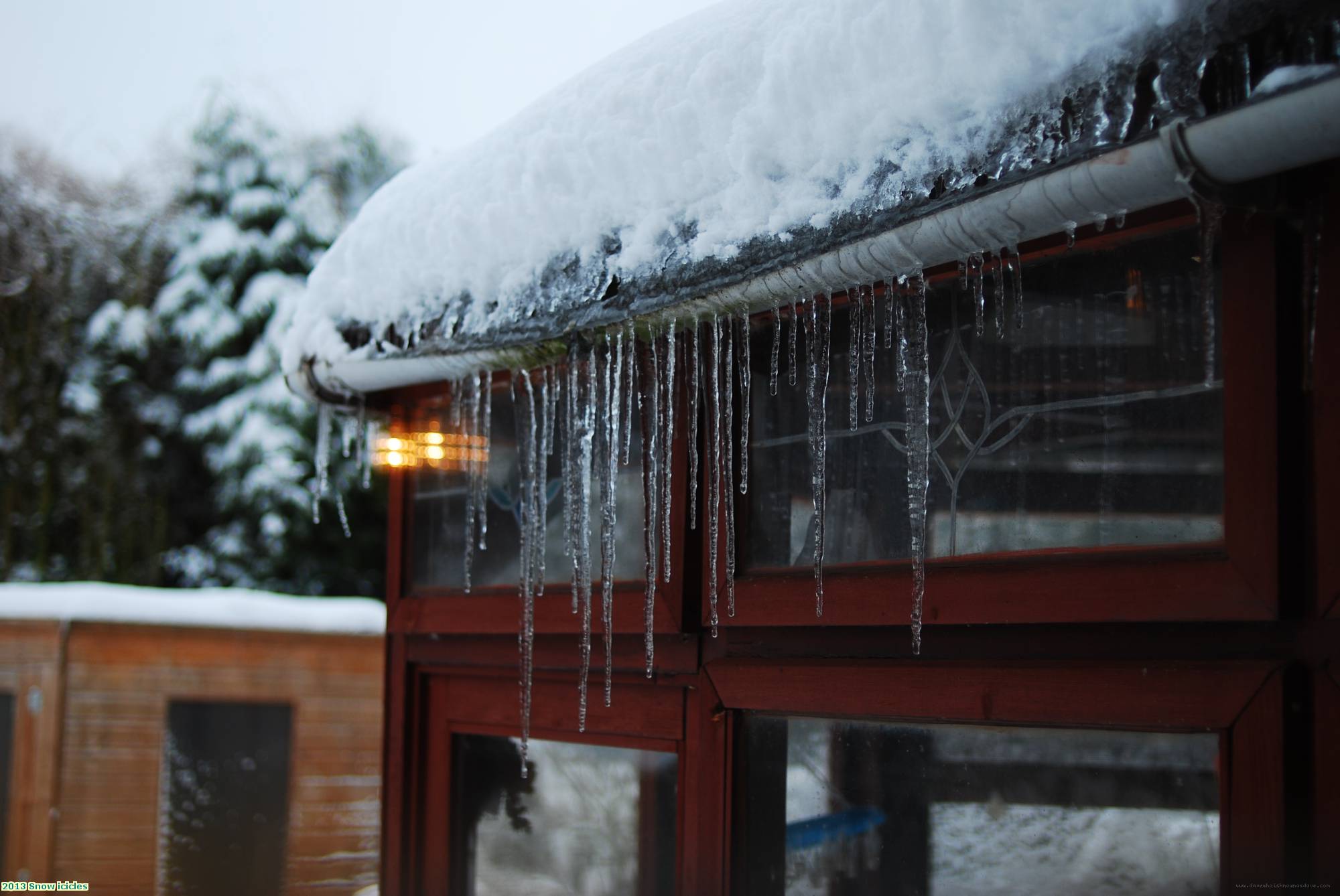 2013 Snow icicles