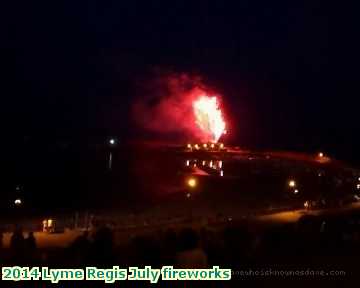  lyme2 2014 Lyme Regis July fireworks