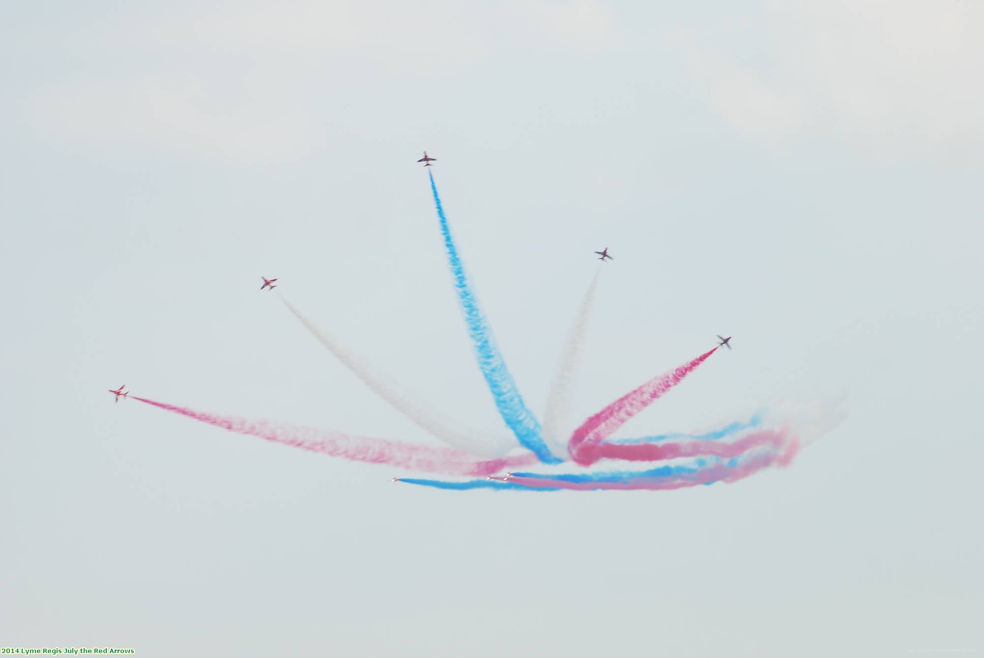 2014 Lyme Regis July the Red Arrows