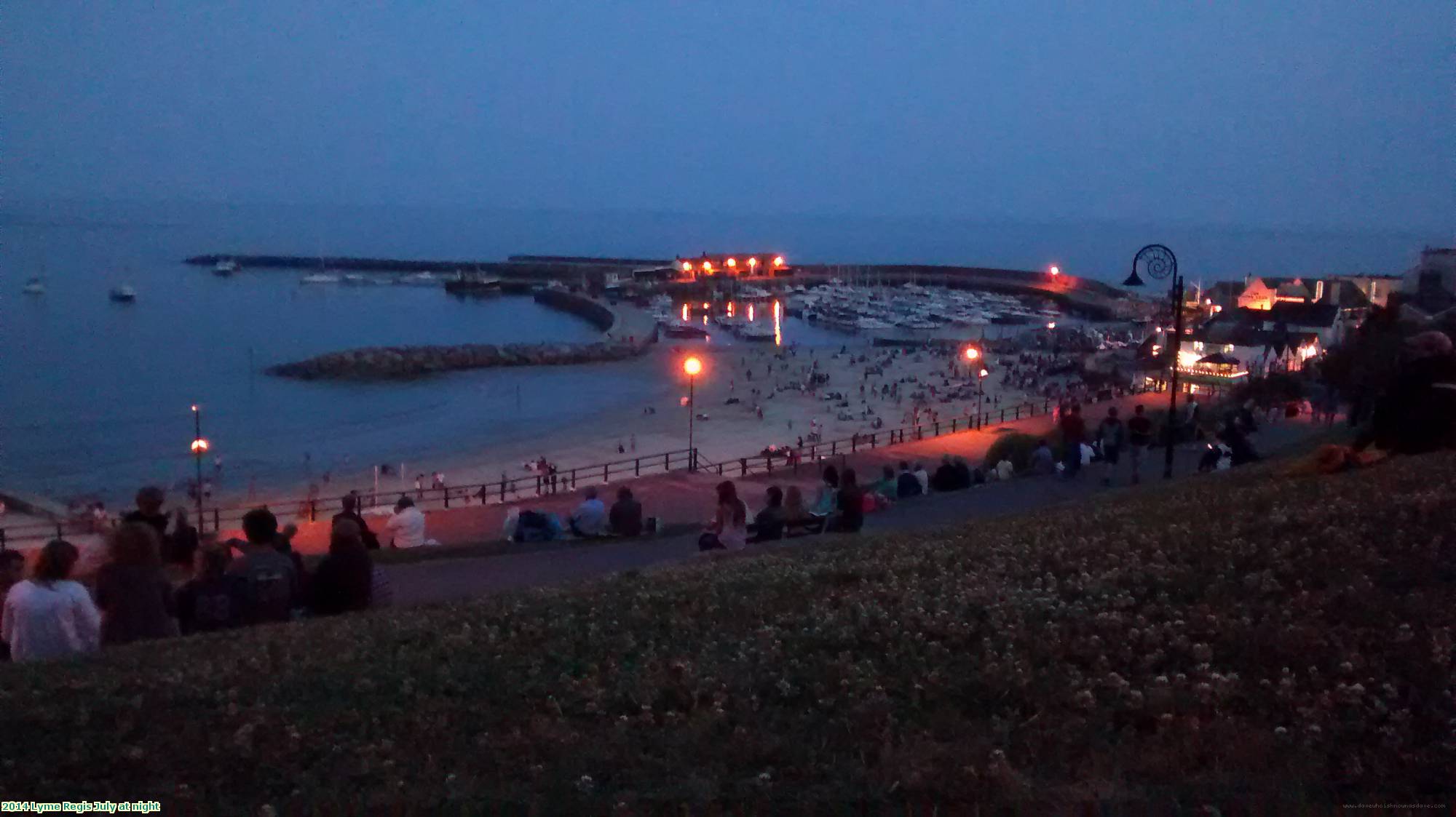 2014 Lyme Regis July at night