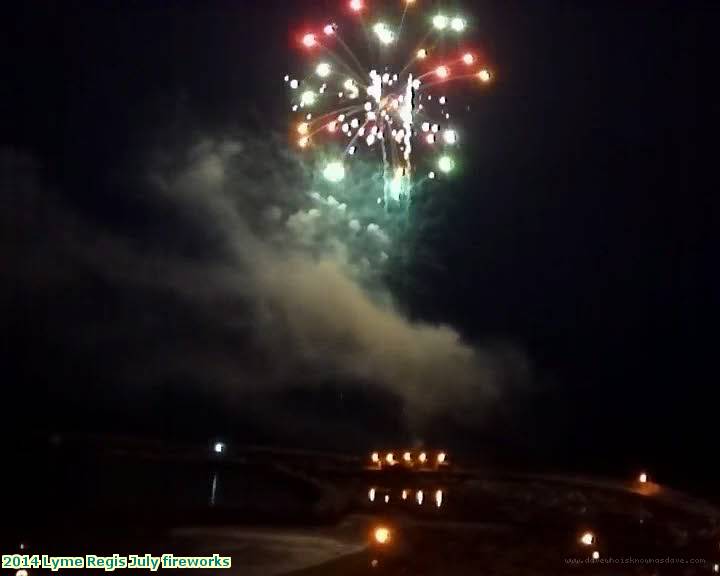 2014 Lyme Regis July fireworks