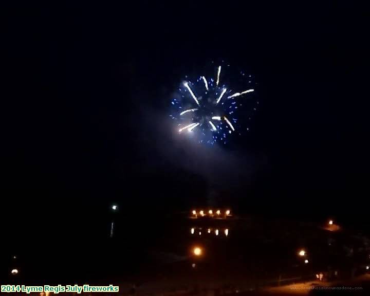 2014 Lyme Regis July fireworks