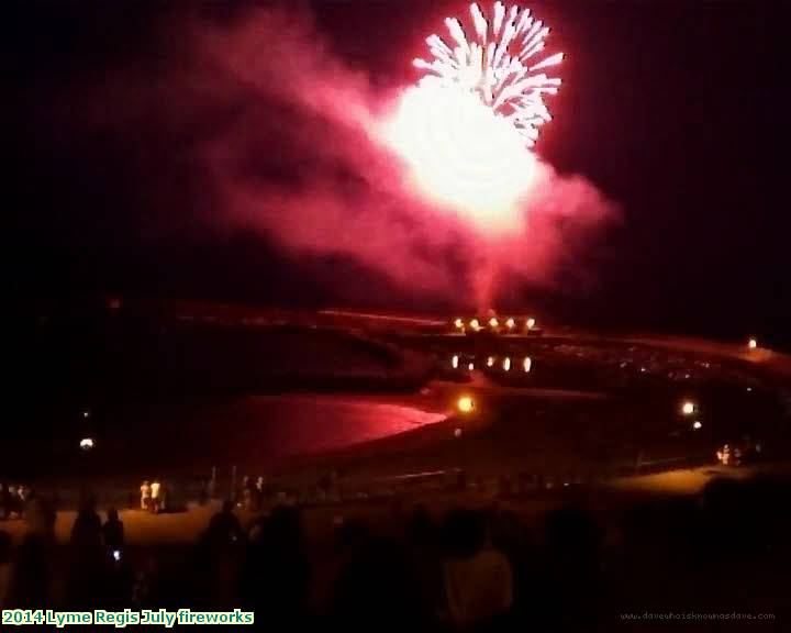 2014 Lyme Regis July fireworks