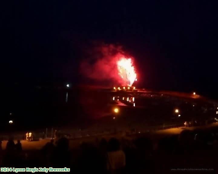 2014 Lyme Regis July fireworks