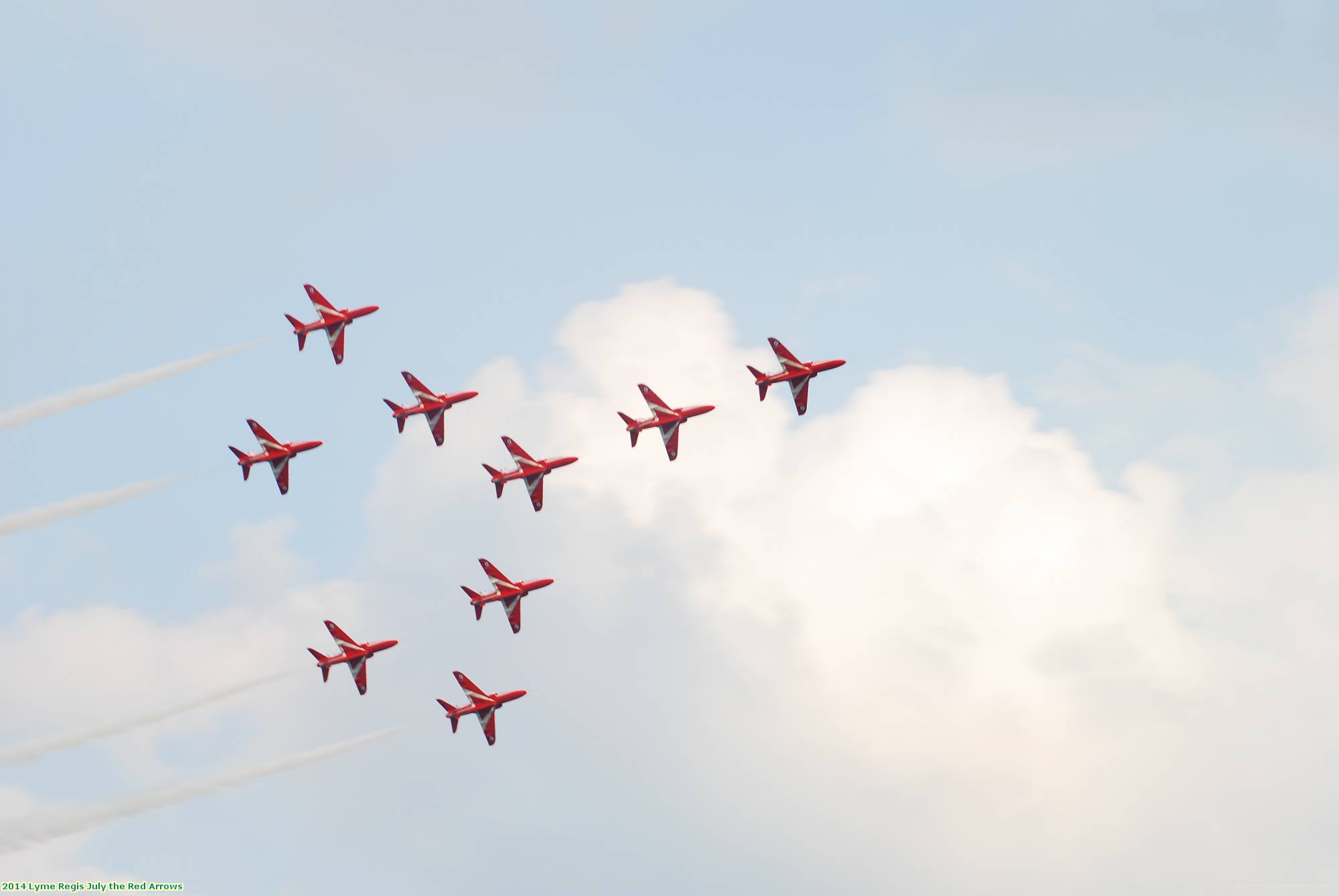 2014 Lyme Regis July the Red Arrows