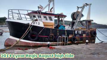  lyme3 2014 Lyme Regis August high tide