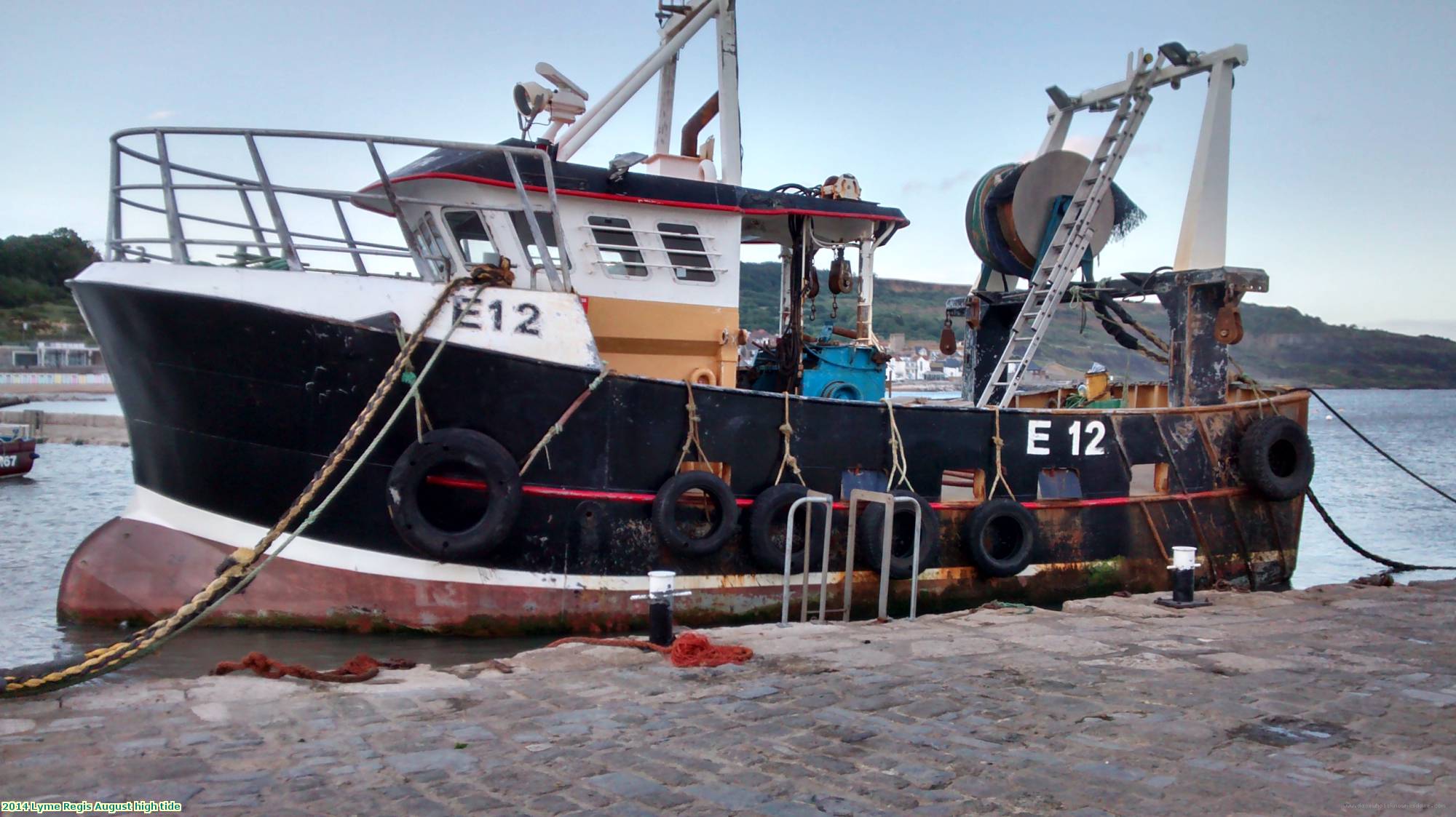 2014 Lyme Regis August high tide