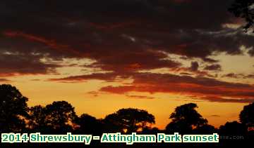  shrew 2014 Shrewsbury - Attingham Park sunset