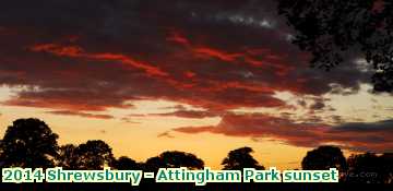  shrew 2014 Shrewsbury - Attingham Park sunset