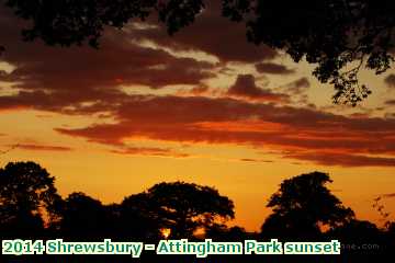  shrew 2014 Shrewsbury - Attingham Park sunset