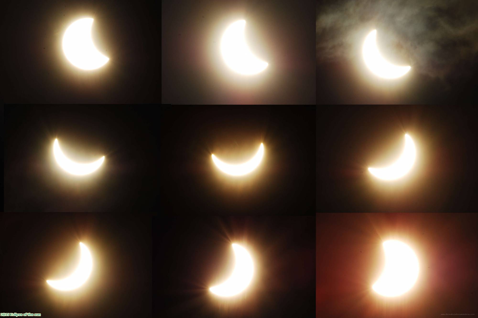 2015 Eclipse of the sun