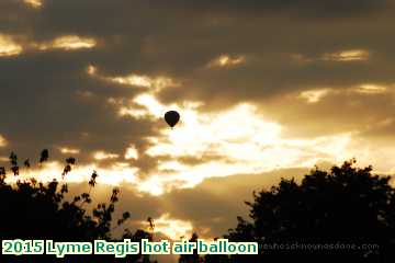  lyme2 2015 Lyme Regis hot air balloon