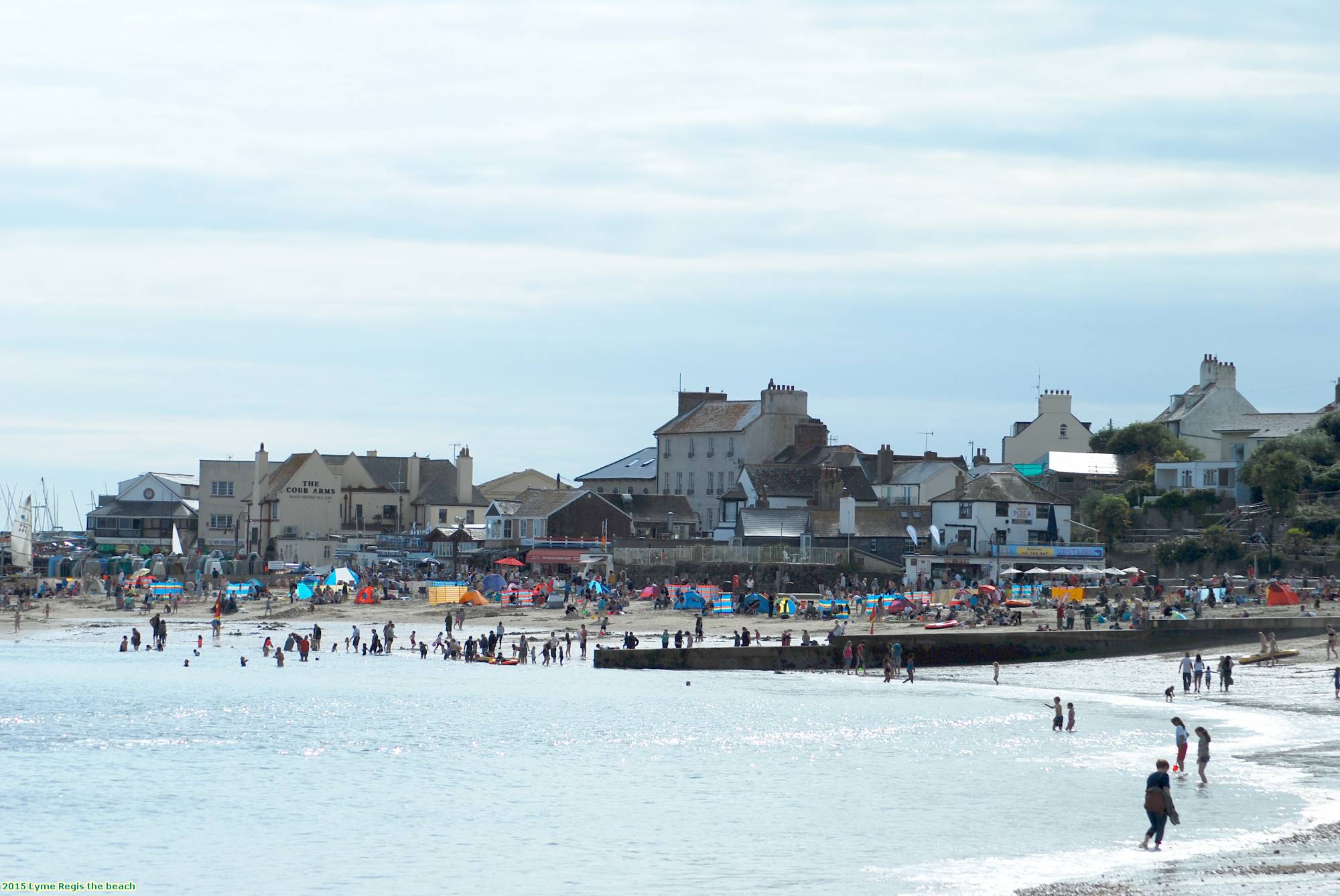 2015 Lyme Regis the beach