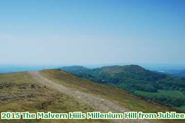  malv 2015 The Malvern Hiiis Millenium Hill from Jubilee Hill