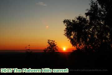  malv 2015 The Malvern Hiiis sunset