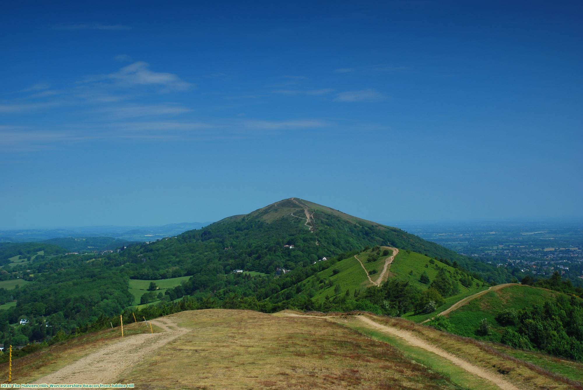 2015 The Malvern Hiiis Worcestershire Beacon from Jubilee Hill