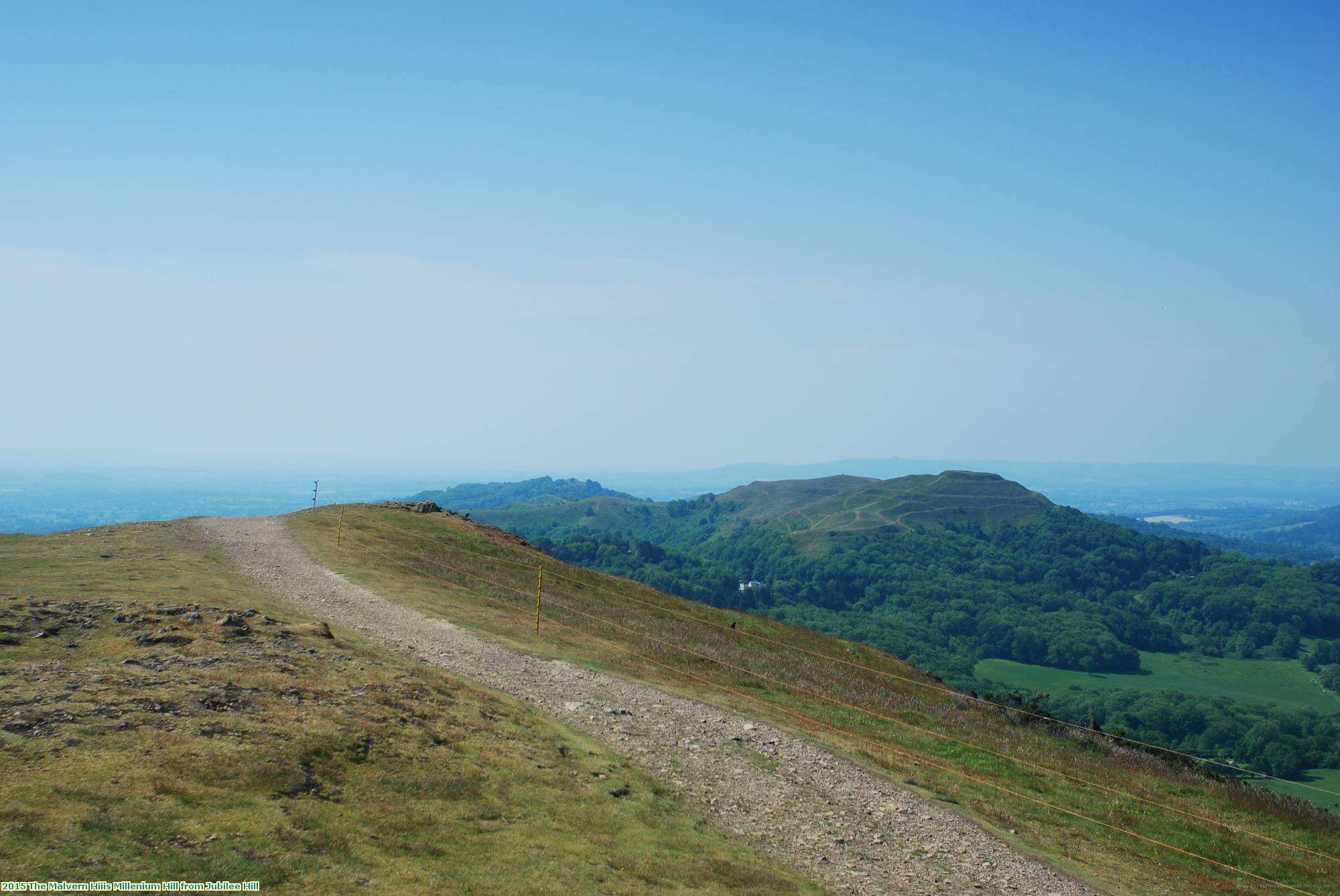 2015 The Malvern Hiiis Millenium Hill from Jubilee Hill