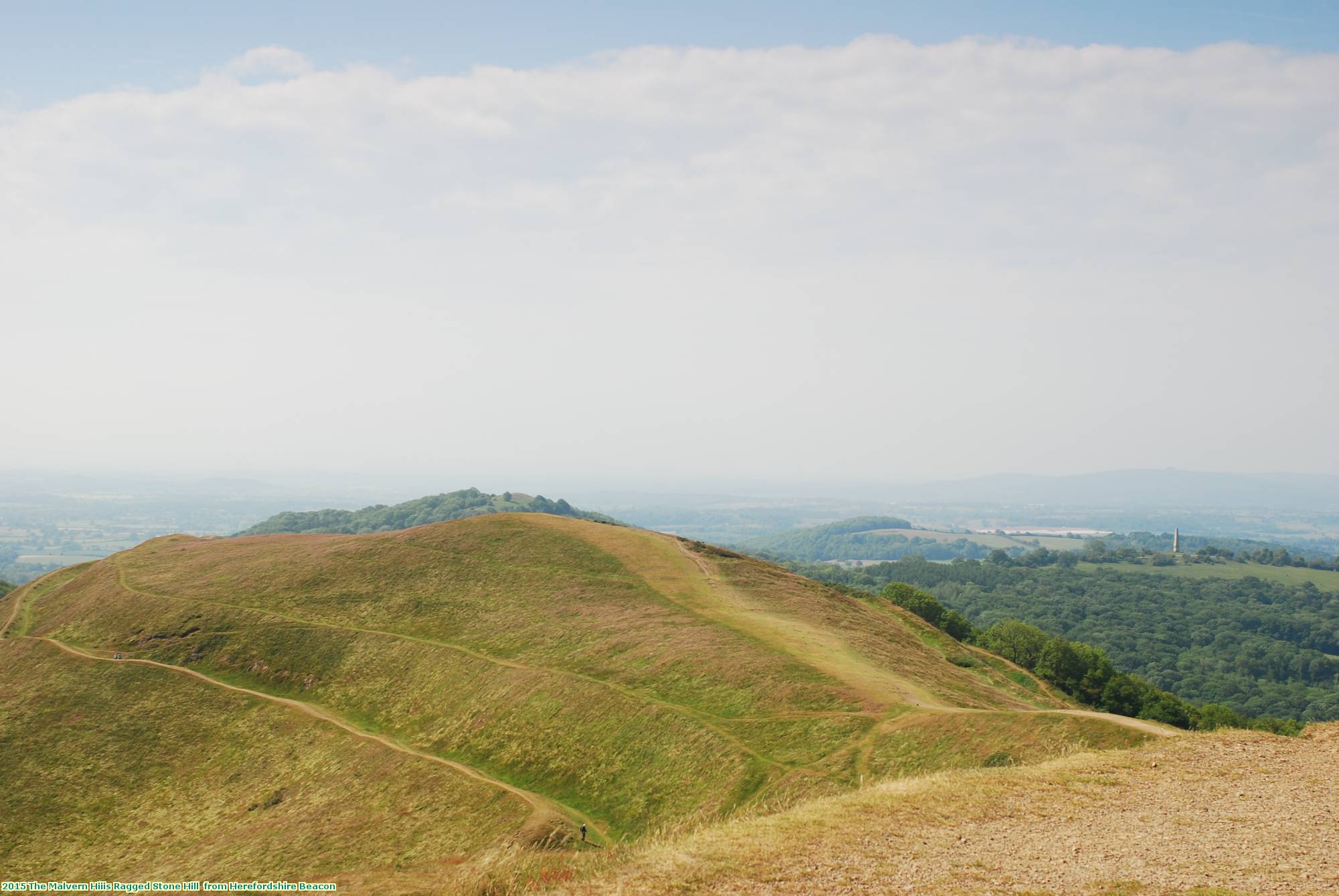 2015 The Malvern Hiiis Ragged Stone Hill  from Herefordshire Beacon