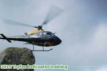  try 2015 Tryfan helicopter training