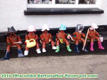  ilf 2016 Ilfracombe Berrynarbor flower pot men