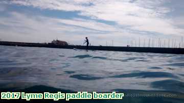  lyme1 2017 Lyme Regis paddle boarder