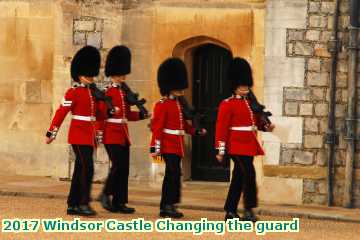  wind 2017 Windsor Castle Changing the guard