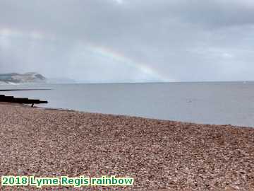  lyme2 2018 Lyme Regis rainbow