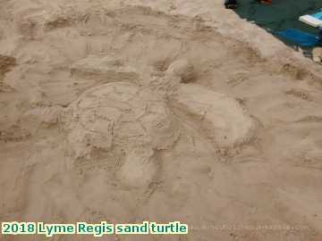  lyme2 2018 Lyme Regis sand turtle