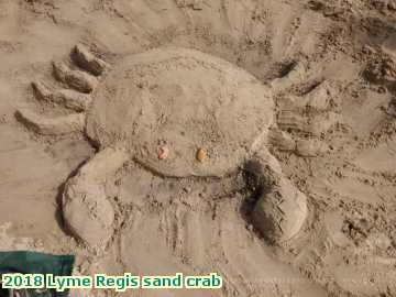  lyme3 2018 Lyme Regis sand crab