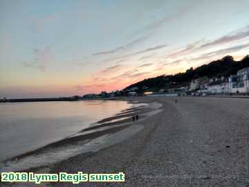  lyme6 2018 Lyme Regis sunset