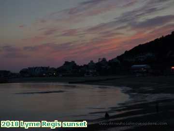  lyme6 2018 Lyme Regis sunset