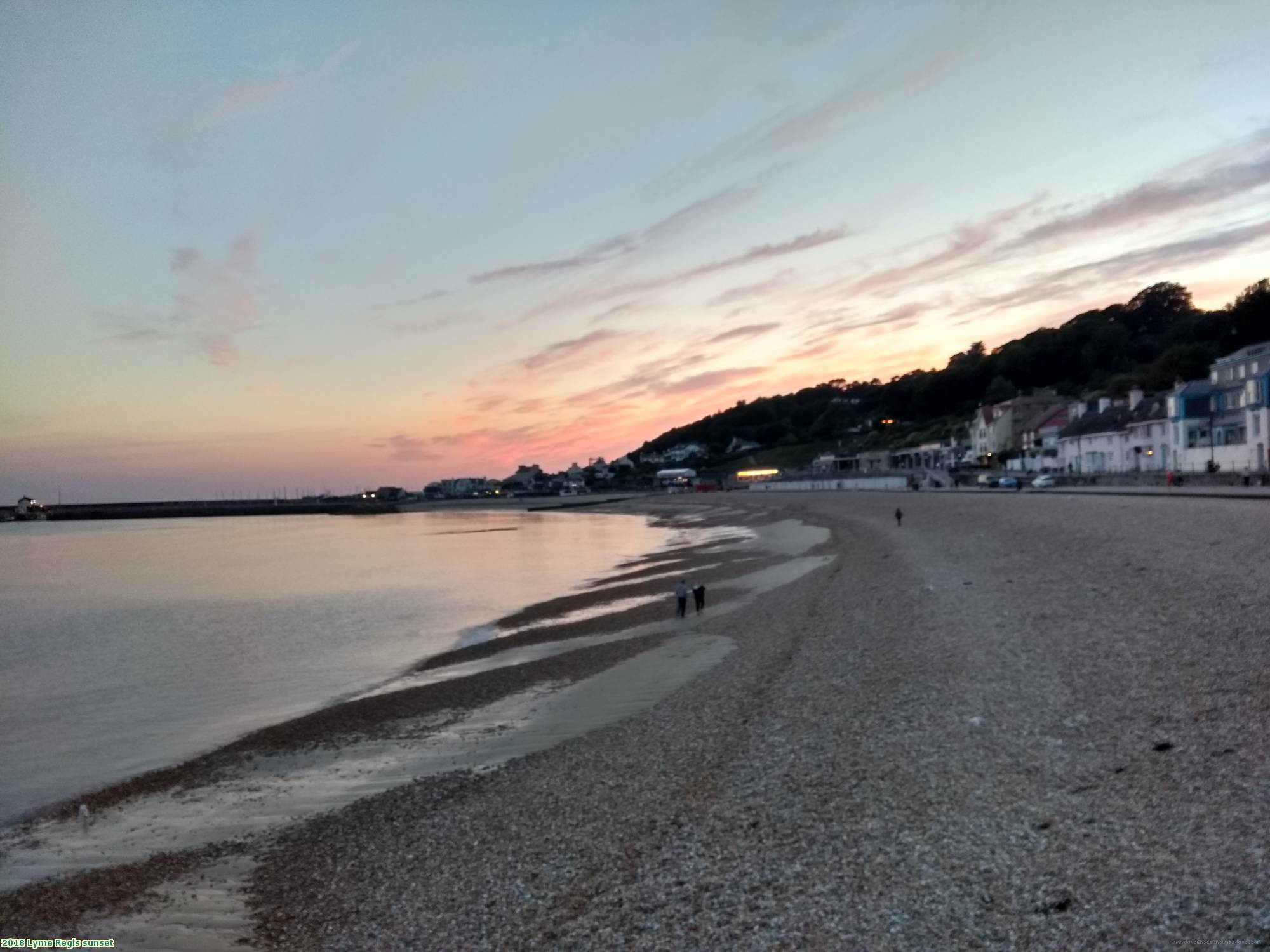 2018 Lyme Regis sunset