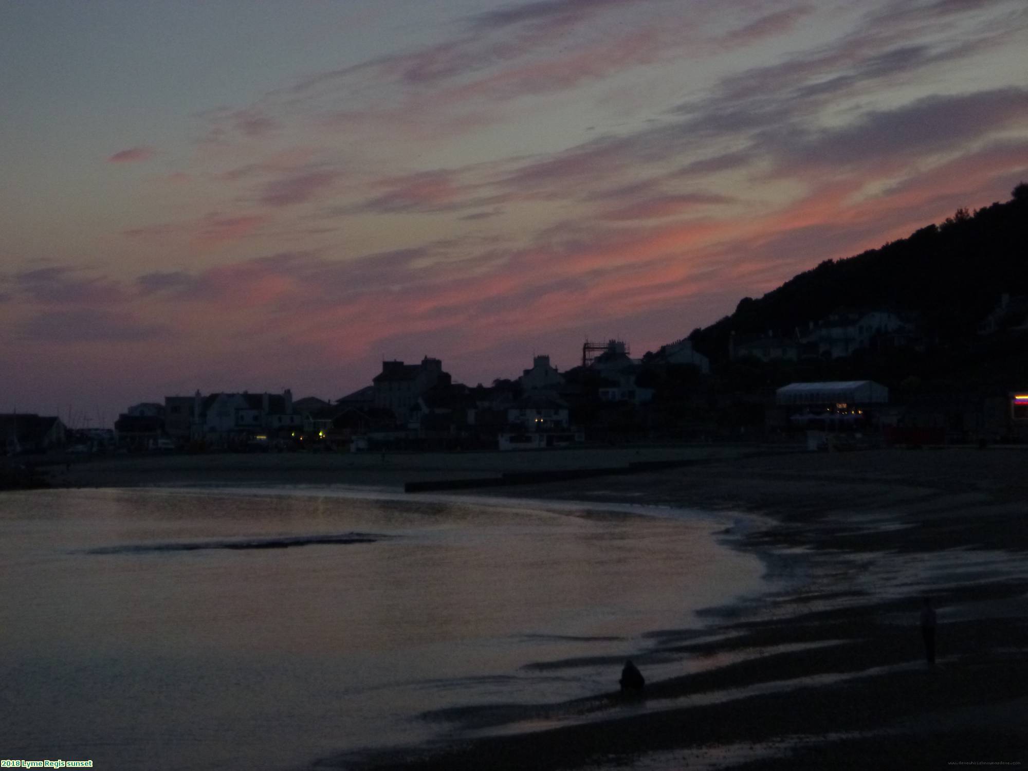 2018 Lyme Regis sunset