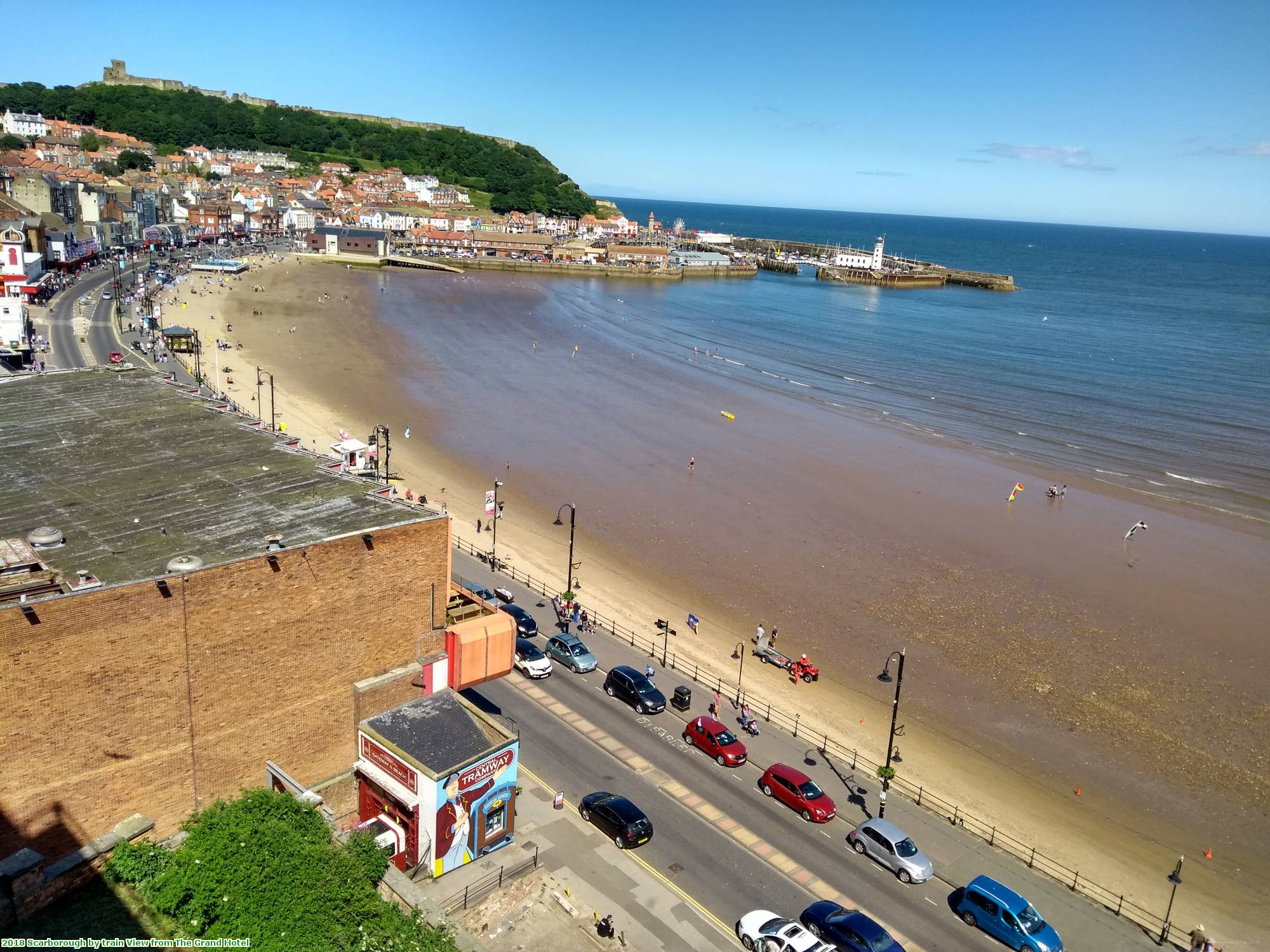 2018 Scarborough by train View from The Grand Hotel