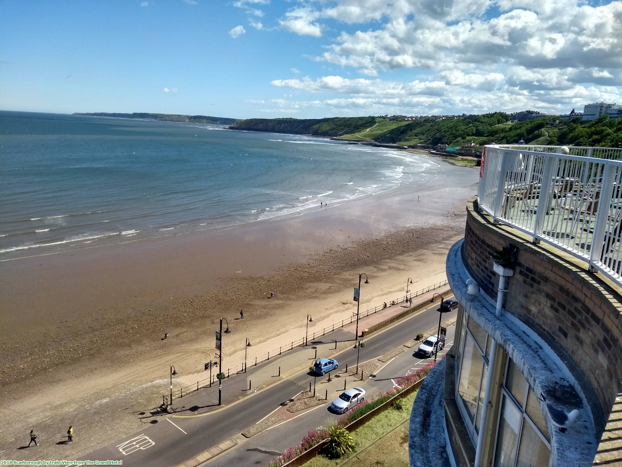 2018 Scarborough by train View from The Grand Hotel