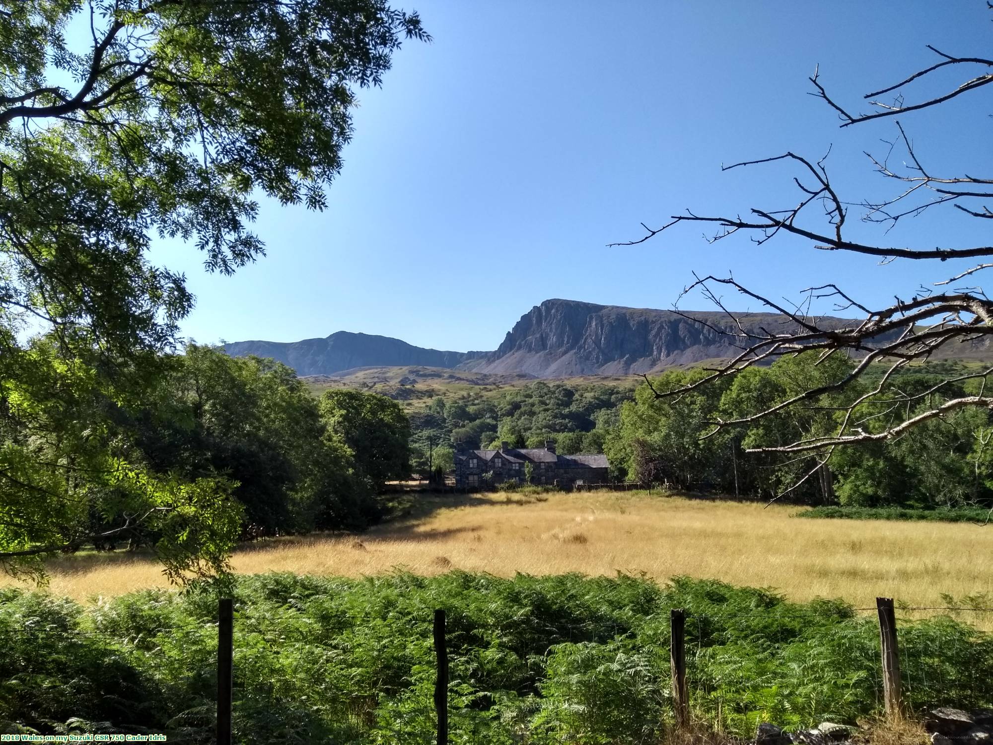 2018 Wales on my Suzuki GSR 750 Cader Idris