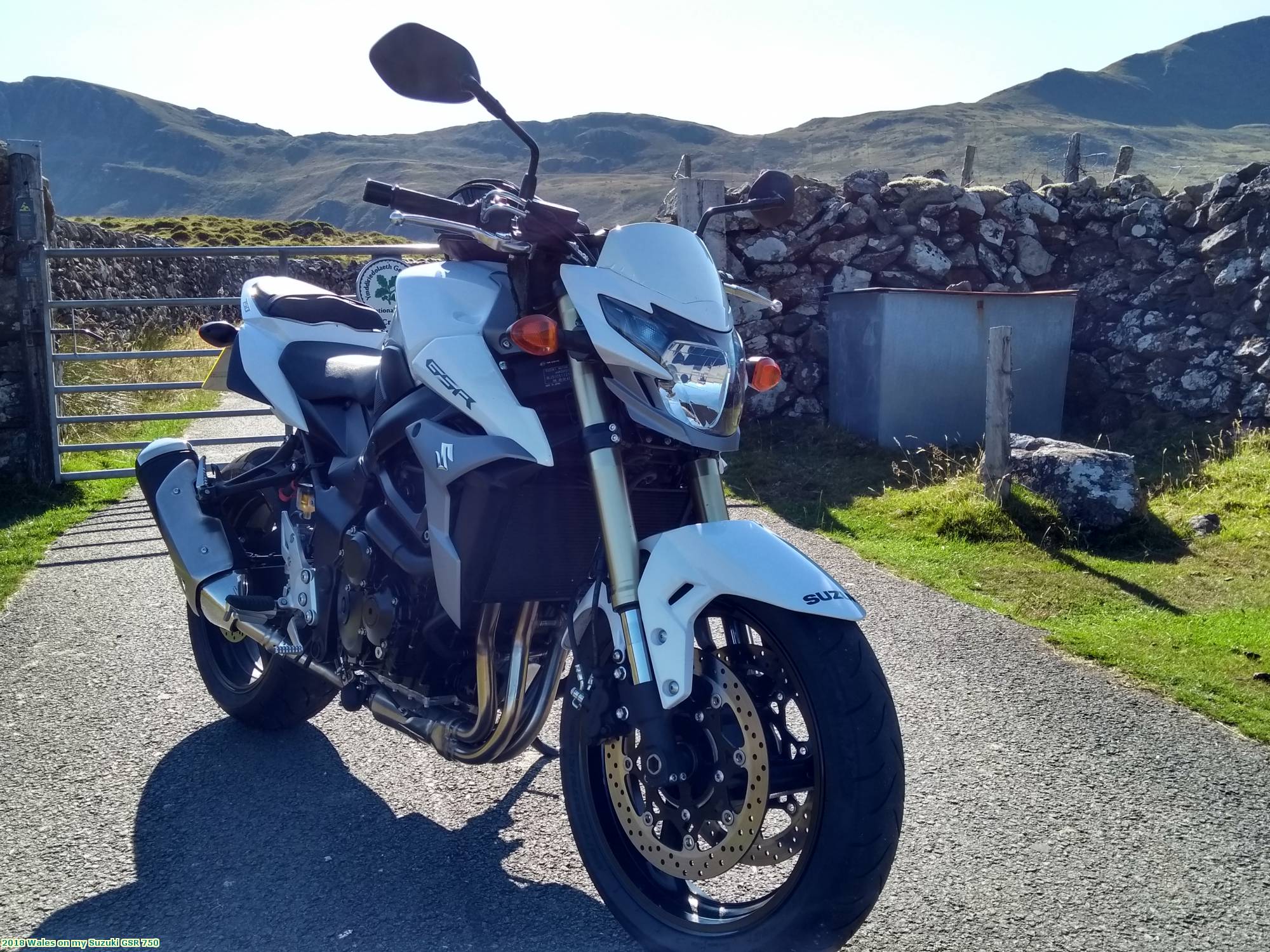 2018 Wales on my Suzuki GSR 750