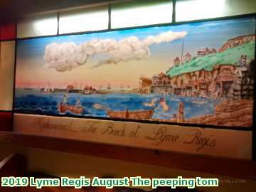  lymeaugust 2019 Lyme Regis August The peeping tom