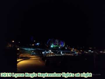  lymesept 2019 Lyme Regis September lights at night