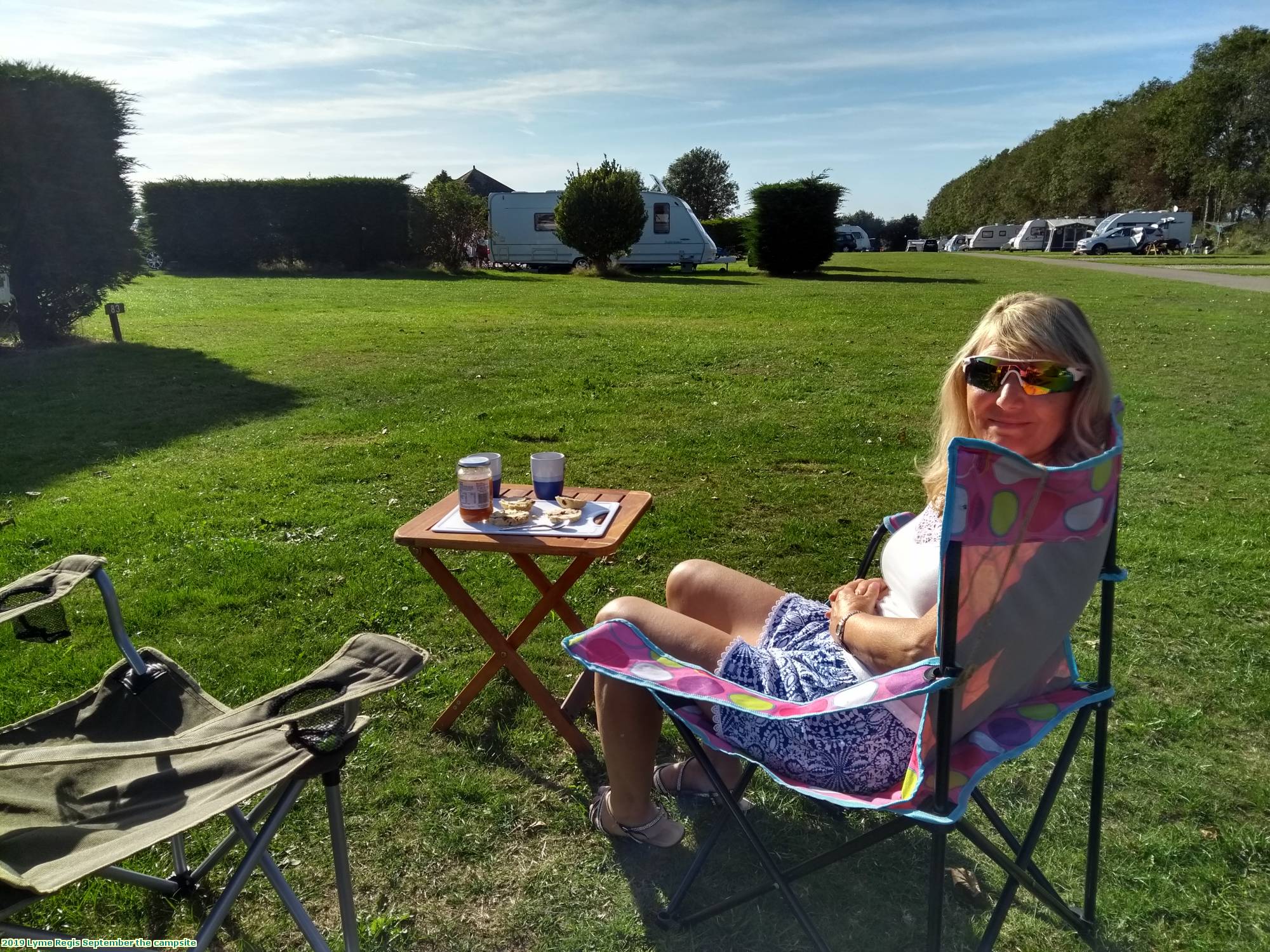 2019 Lyme Regis September the campsite