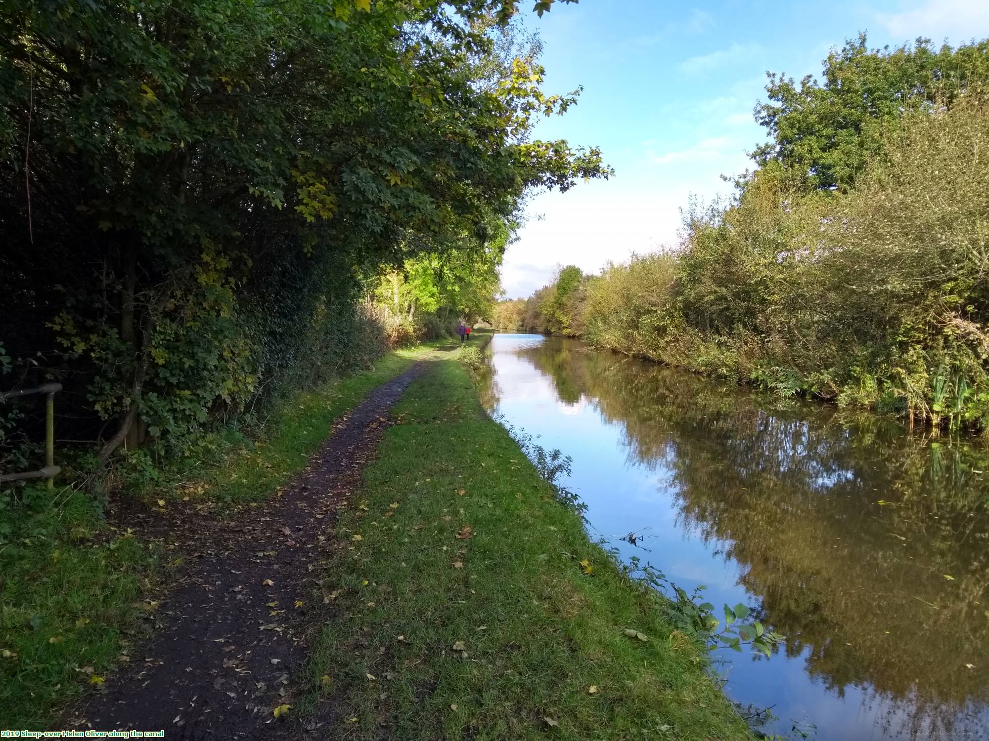 2019 Sleep-over Helen Oliver along the canal