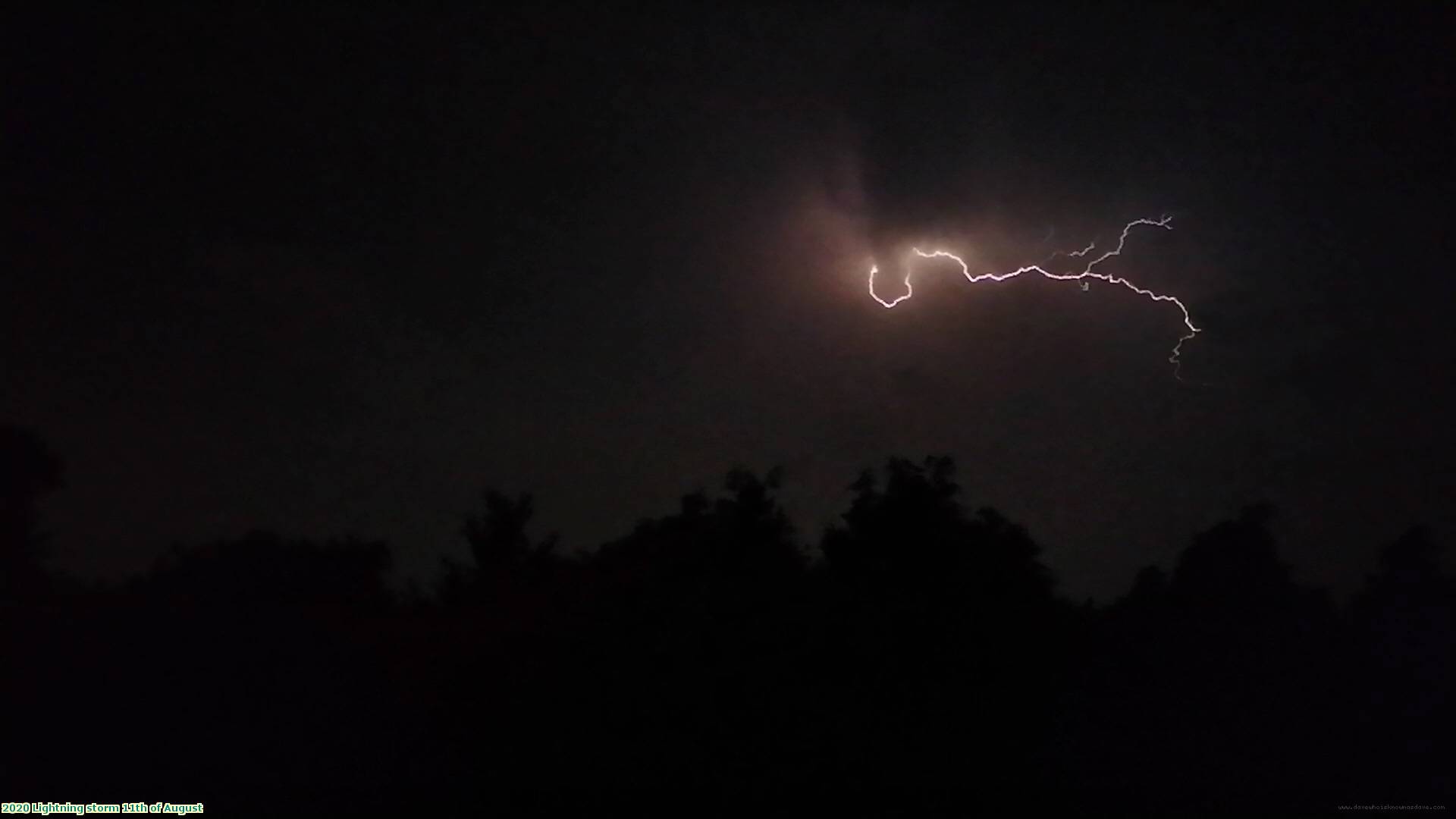 2020 Lightning storm 11th of August