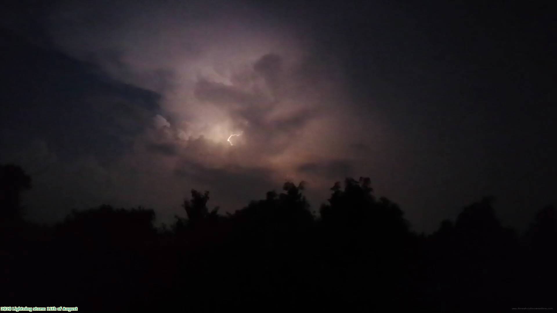 2020 Lightning storm 11th of August