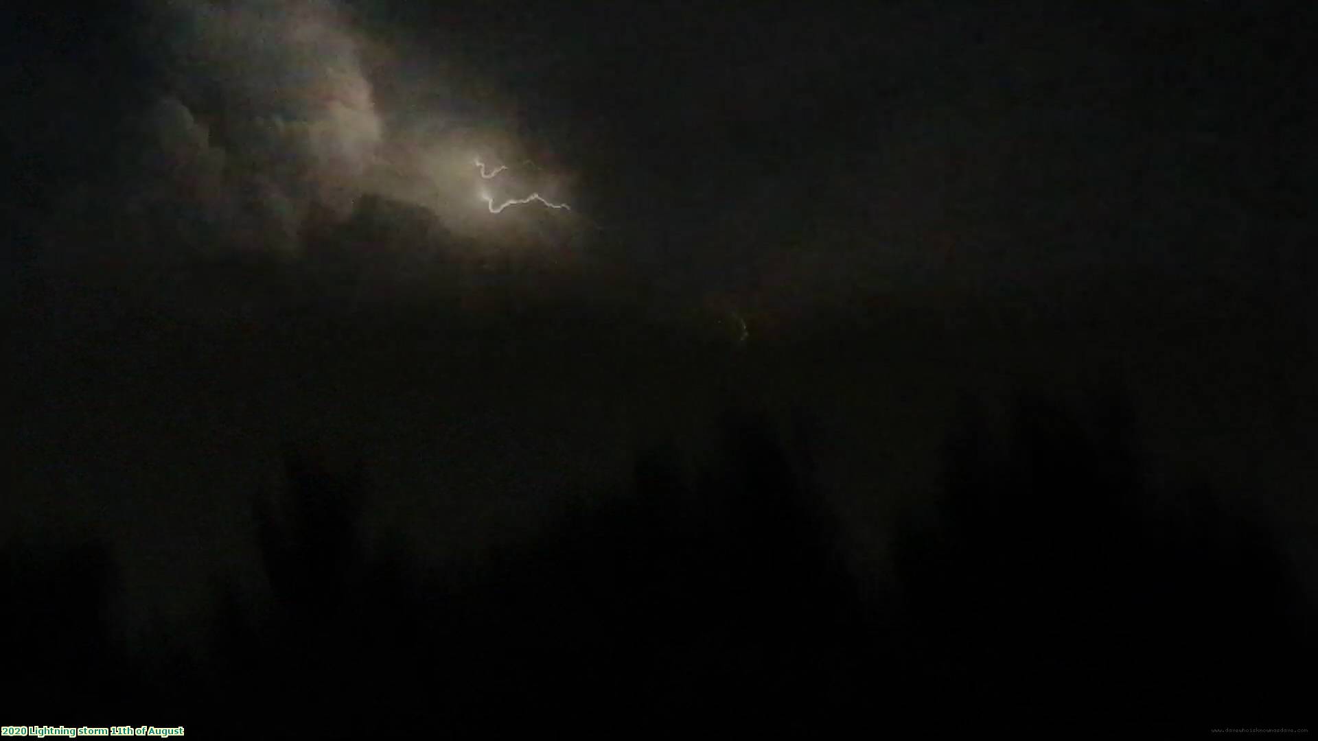 2020 Lightning storm 11th of August