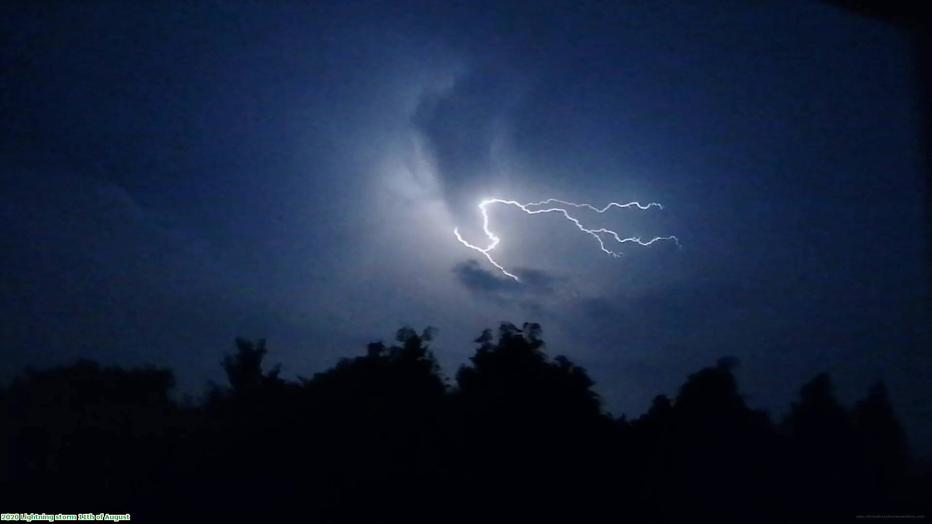 2020 Lightning storm 11th of August