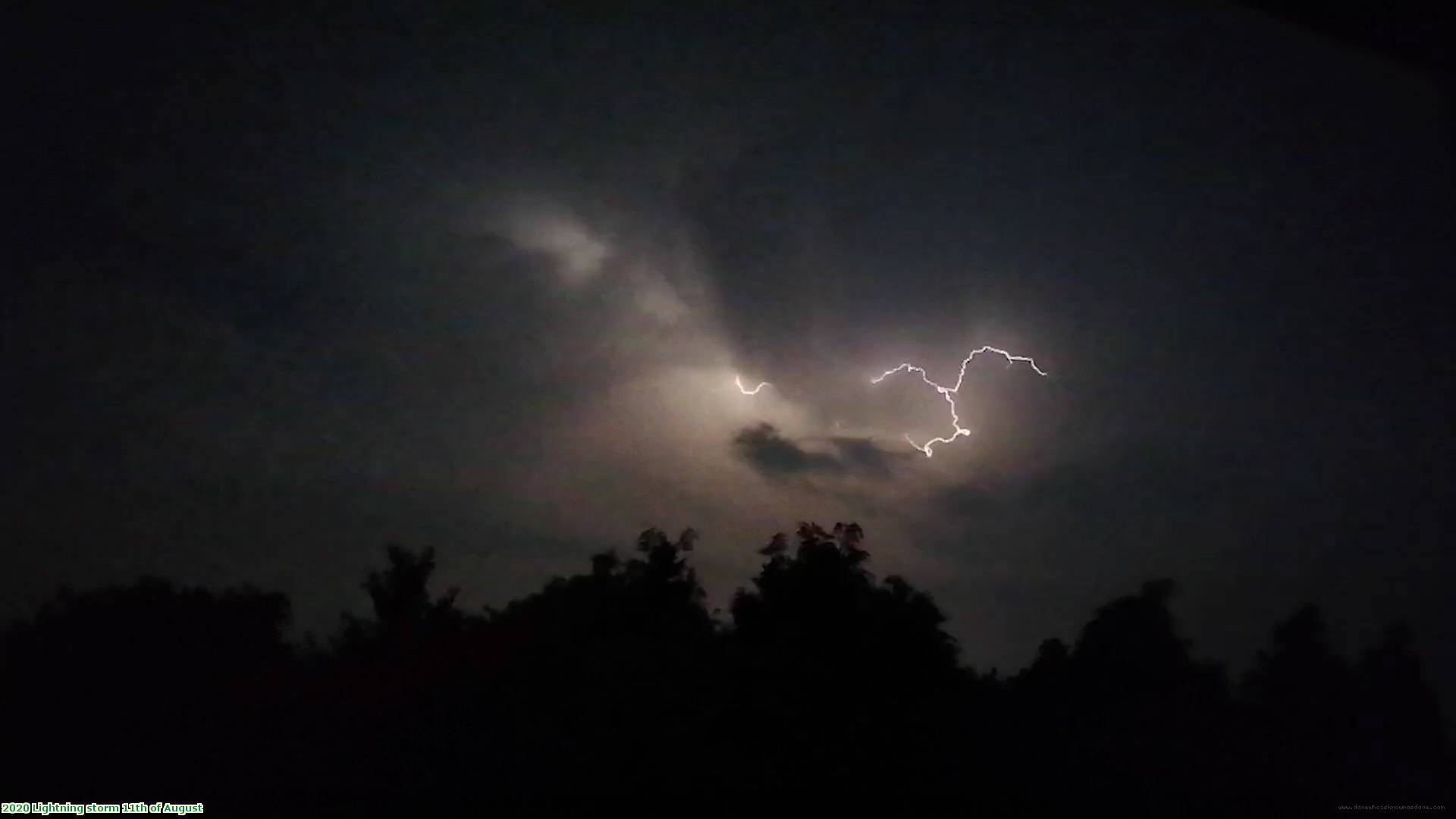 2020 Lightning storm 11th of August