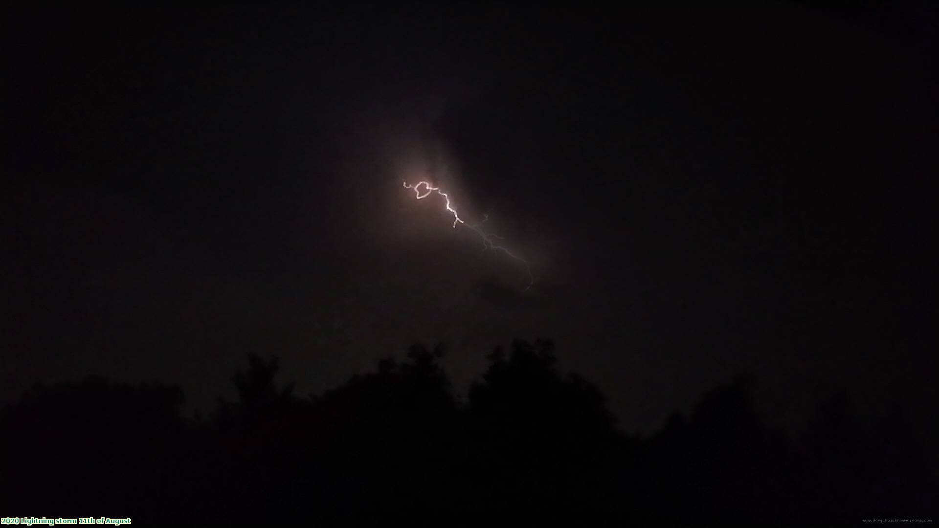 2020 Lightning storm 11th of August